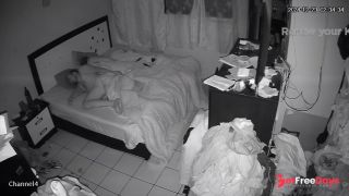 [Sleeping.Porn] Сouple snores in their sleep every night, hidden bedroom video-1