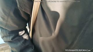 754080 Jerking his veiny cock in public.-0