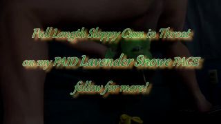 Lavender Snowe - Goblin Girl Gloppy Sloppy Extreme Facefuck Throatpie-7