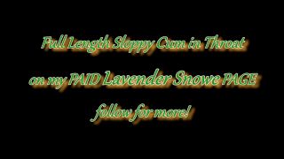 Lavender Snowe - Goblin Girl Gloppy Sloppy Extreme Facefuck Throatpie-8