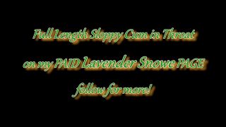 Lavender Snowe - Goblin Girl Gloppy Sloppy Extreme Facefuck Throatpie-9