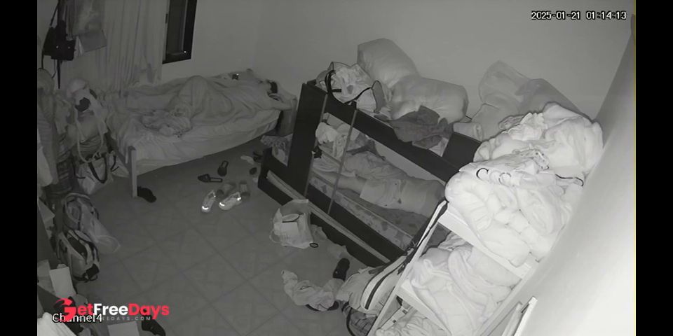 [Sleeping.Porn] Drunk couple sleeping after crazy party bedroom hidden tape