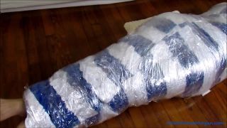 video 19 korean bdsm porn Terra Mizu Clear Tape Mummification, gag talk on gangbang xxx-7