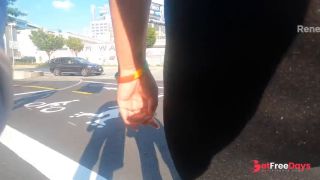 [GetFreeDays.com] Wife shiny see through leggings walking around in public Porn Video December 2022-8