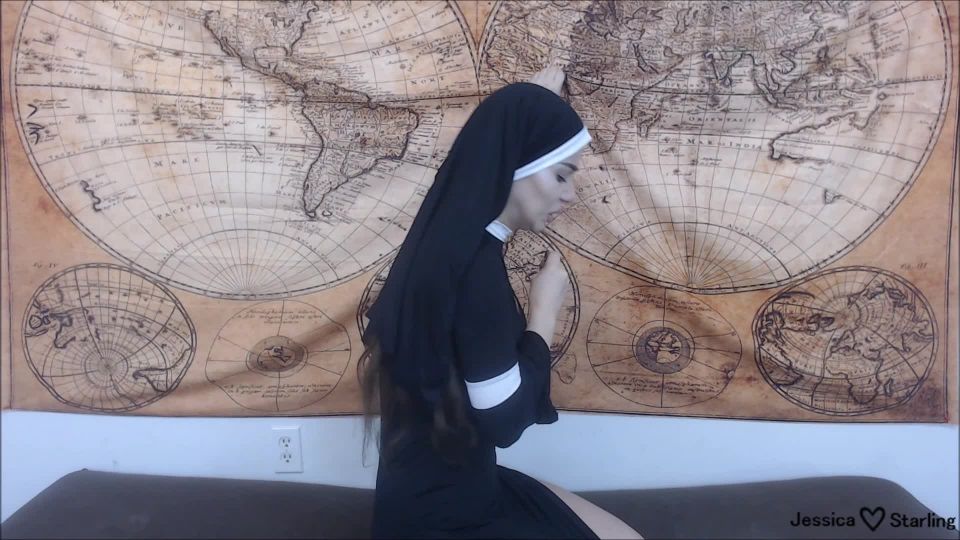 jessica starlingpossessed nun gets anal creampie