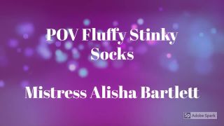 Mistress Alisha Bartlett - Pov Fluffy Socks Foot Worship-0