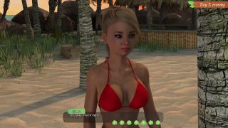 FemboyyGames - Lewd Island #7 - Another evening on a deserted island by a campfire with a beautiful girl!-0