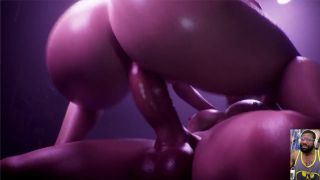 L6RD7BLU3 - Large Cock Ciri Fucks A Tight Futa Ass Hole, Bald Pussy Emma Frost Rides Futa Cock Magik-5