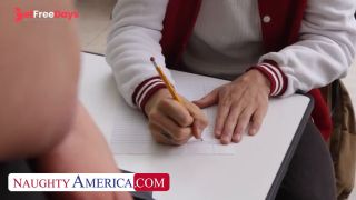 Sex Ed Teacher Spencer Scott Giver Her Student An ORAL Exam - Juliana Grandi-3