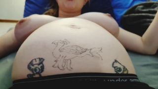 Video 37 wk Pregnant Kicking Compilation Rose Spades 720p HD-9