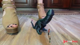 I have gone on a rampage in My heels with My friend Dino Dick, We love crushing little bugs who dare-1