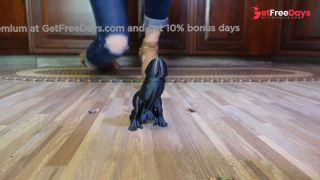 I have gone on a rampage in My heels with My friend Dino Dick, We love crushing little bugs who dare-7