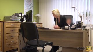 Beautiful Long-Legged Blonde Has Sex With A Banker For A Loan (Pornstar) Karol Lilien-0