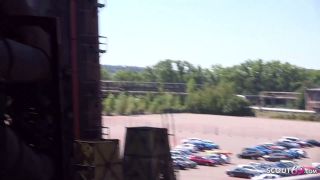 GERMAN_SC0UT - Slim Dreadlocks Girl Nicky Seduce To Public Sex At Pickup Casting - Shaved-1