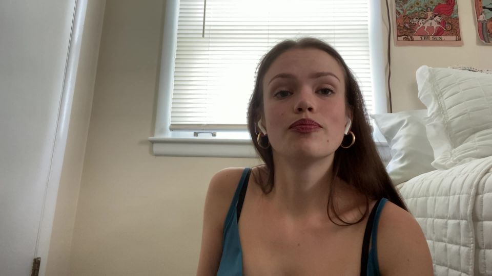 porn video 28 Angell Sophiaa — Evil Goddess Turns you Back into A Sissy In Chasity on femdom porn pregnant smoking fetish