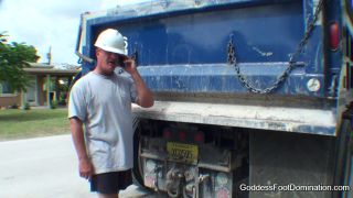 GoddessFootDomination com SD & HD Brianna - Construction Foreman Gets New Orders-0