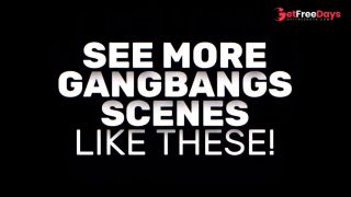 GangbangCreampie - TITTASTIC Milf Joins Gangbang To Get Fucked Good-9