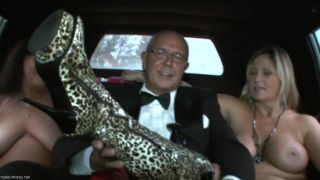 Chrissy Nude In Limo-5