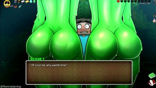 Ffm In Threesome HornyCraft Updates - Monster Girls Threesome - Minecraft Parody Sex Scenes-3