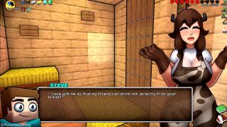Ffm In Threesome HornyCraft Updates - Monster Girls Threesome - Minecraft Parody Sex Scenes-4