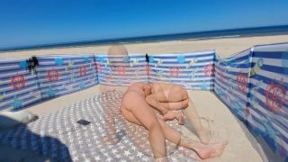 Laluna-love - Amateur in public. Little pussy Laluna gets fucked hard on the beach.-9