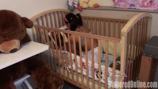 DiaperedonlineCici Cici Vibrator Masturbation in Crib-1