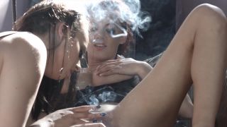 Mistress Loulou Dominates Her Female Slave - SmokingDomination.-4