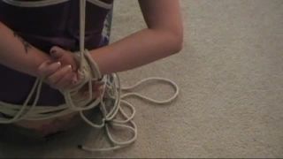 online porn clip 9 femdom tied handjob fetish porn | Amber Escape Attempt | bondage-9