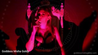 Goddess Misha Goldy - Come Into My Smoking Magic Web - Smoking-3