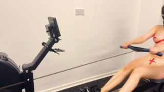 Lil Miss Mask - Naked Gym Workout-5