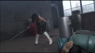 [supermisses.com] JMSZ-85 セクシーヒロイン黒コソプレイヤー-股間アタック専門あすみこ Ko Asumi-2