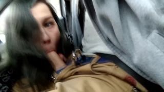 Laruna Mave Highway Head - Horny Cocksucker gives Blowjob in Car while Driving amateur Laruna Mave-7