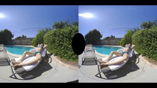 Poolside With Daisy Taylor (Oculus / Vive 4K) - (Virtual Reality)-9