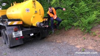 Lazy Road Worker Fucking For Free public Ella P.-1