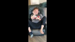 Tasty Tiffani - Made to worship my big long socked arched scrunchie soles-0