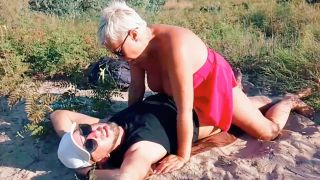  outdoor  Homemade Mature Lady Fucked on the Beach 2 Scenes  outdoor -9