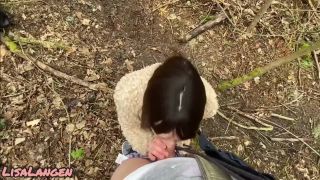 online video 8 LisaLange - 2. Userdreh, ist das jetzt noch normal - Erster Outdoor Blowjob mit cumshot  on german porn amateur dildo ride-3