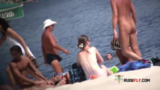 Blowjobs  and sex on a naturist strand  3-7