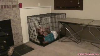 DiaperedonlineAmber Nikki Amber  Nikki In Cage-7