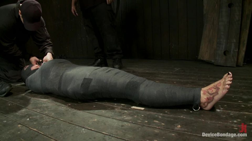 online porn video 16 Tightly wrapped package, pantyhose fisting on femdom porn 