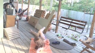 ManyVids.com - Princess Bambie Aka Carissa Nicole - Backyard Yoga And Play Skinny!-1