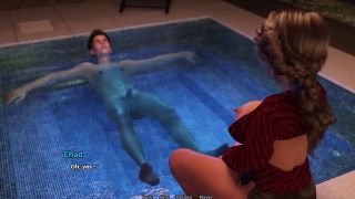 Porn Gameplayz - I Fucked My Step Mom In Our Outdoor Pool!-3