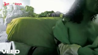 PARODY SHEHULK BLOWJOB BIG DICK SUCKING THE HULK HENTAI-3