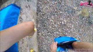 Hot Outdoor Sex At The Fast Road With Young Spanish Latina In Public-4