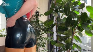 Latex Turquoise Tease.-0