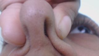 online xxx video 5 Fetish Clips And Beyond – Up Close Nose Flare And Nose Pinch, shaving fetish on fetish porn -2