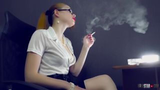 Kira Star - Dirty Talk Smoking Secretary - Smoking-8