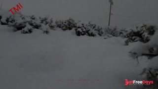 [GetFreeDays.com] walk in knee-high snow in southern california during blizzard and cum in the cold Sex Clip July 2023-2