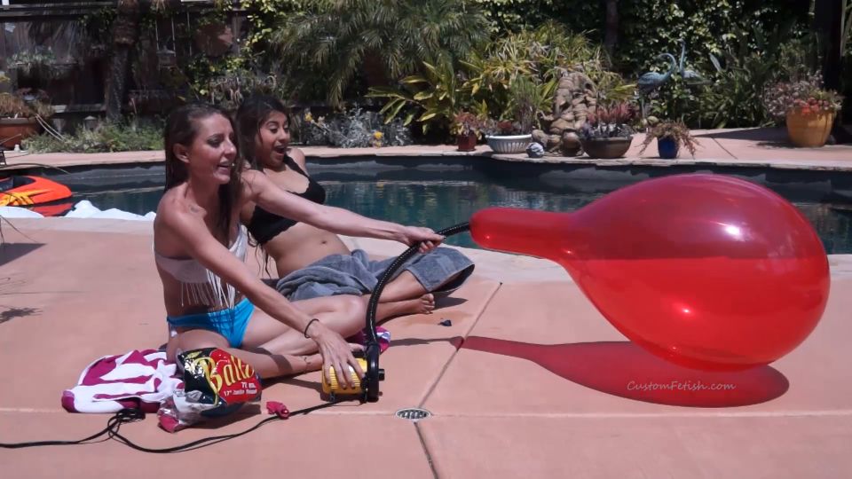 Custom Fetish - Vivian Madison Poolside B2P w Machine - Fetish