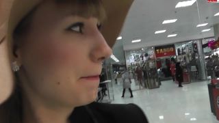 Angel Desert - Sperm On Face Walking in the Shop (Public)-7